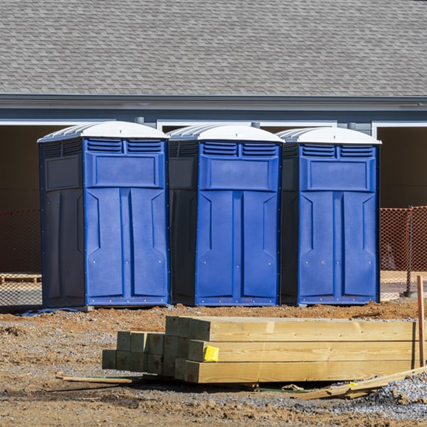 how can i report damages or issues with the portable restrooms during my rental period in Hollowville New York